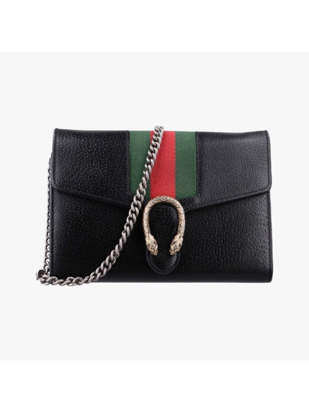 Gucci Dionysus Black Leather Shoulder Bag
